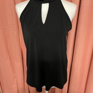 Banana Republic Black Cut Out Tank Top Blouse